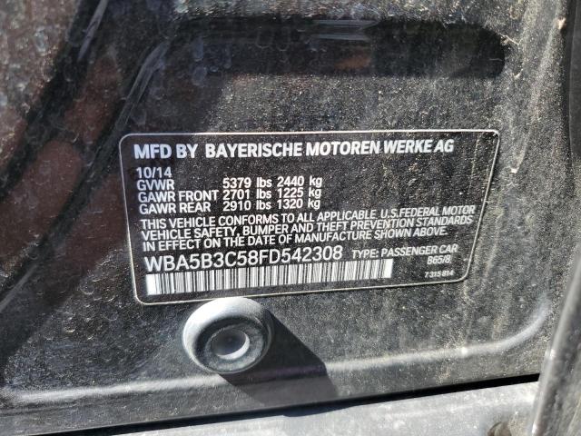 Photo 10 from auction – 2015 BMW 535 XI with VIN WBA5B3C58FD542308
