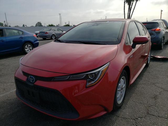 Photo 2 from auction – 2020 TOYOTA COROLLA LE with VIN JTDEBRBE6LJ001942