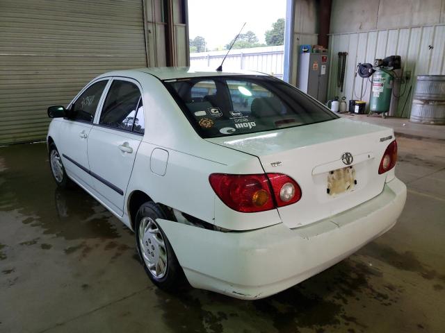 Photo 3 from auction – 2003 TOYOTA COROLLA CE with VIN JTDBR32E230005021