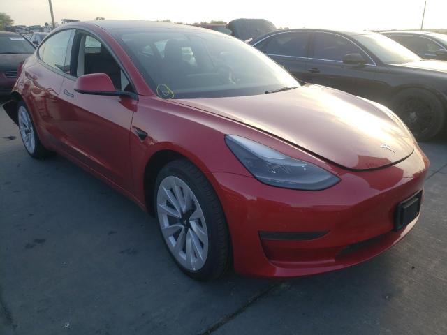 TESLA MODEL 3 2022 with VIN 5YJ3E1EA0NF188906 - Photo from auction