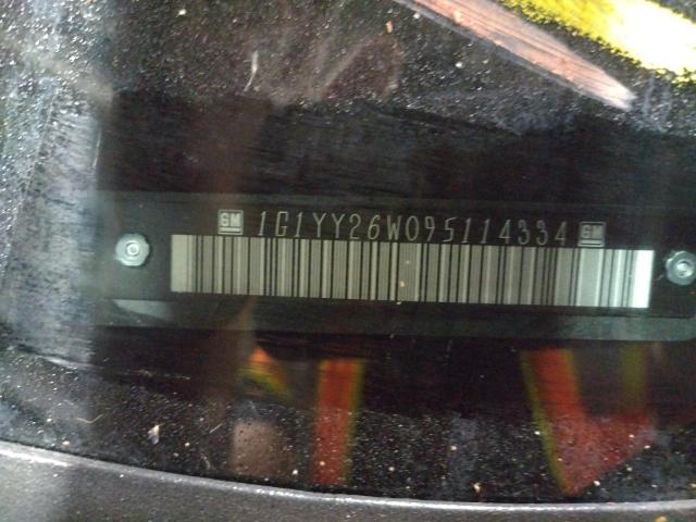 Photo 10 from auction – 2009 CHEVROLET CORVETTE with VIN 1G1YY26W095114334