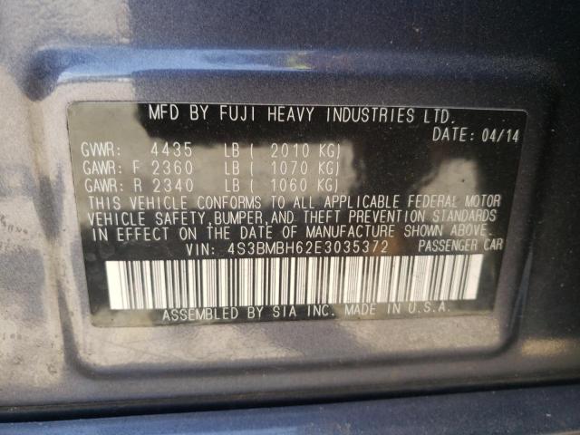 Zdjęcie 10 z aukcji – 2014 SUBARU LEGACY 2.5 z VIN 4S3BMBH62E3035372