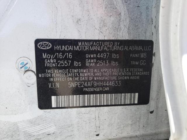Photo 10 from auction – 2017 HYUNDAI SONATA SE with VIN 5NPE24AF9HH444633