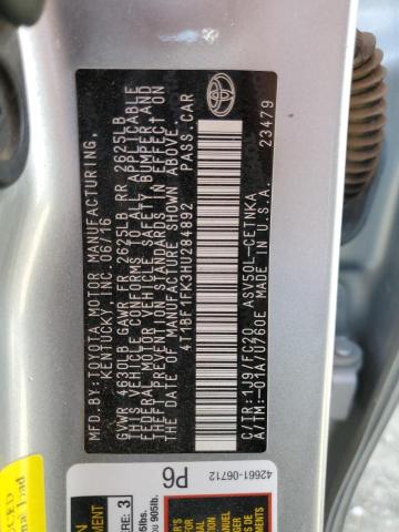 Photo 10 from auction – 2017 TOYOTA CAMRY LE with VIN 4T1BF1FK3HU284892