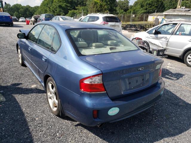 Photo 3 from auction – 2008 SUBARU LEGACY 2.5 with VIN 4S3BL626687207287