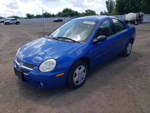 Photo 2 from auction – 2005 DODGE NEON SX 2. with VIN 1B3ES46C35D230755