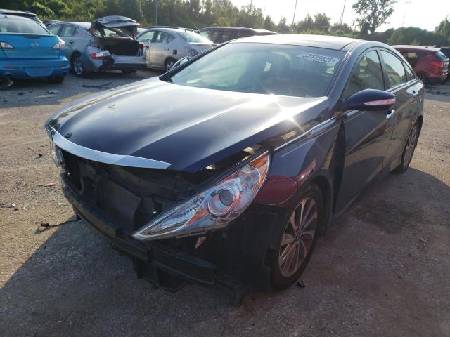 Photo 2 from auction – 2014 HYUNDAI SONATA SE with VIN 5NPEC4ACXEH948414