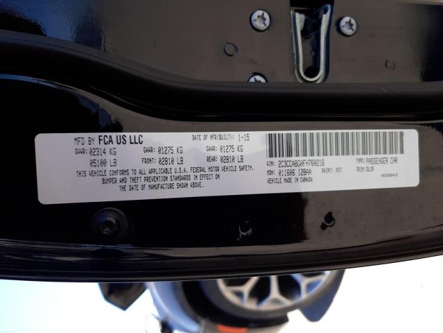 Photo 10 from auction – 2015 CHRYSLER 300 S with VIN 2C3CCABG0FH760216