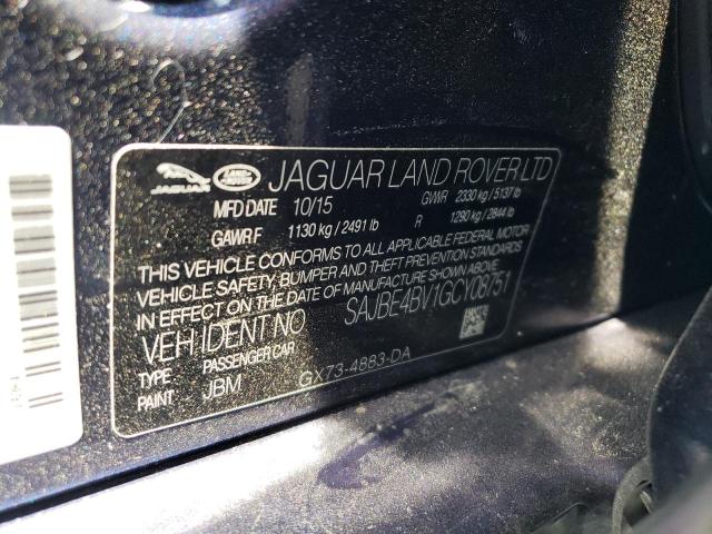 Photo 10 from auction – 2016 JAGUAR XF PRESTIG with VIN SAJBE4BV1GCY08751