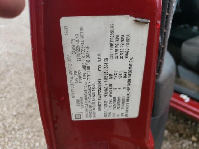 Photo 10 from auction – 1997 GMC JIMMY with VIN 1GKDT13W6V2568641
