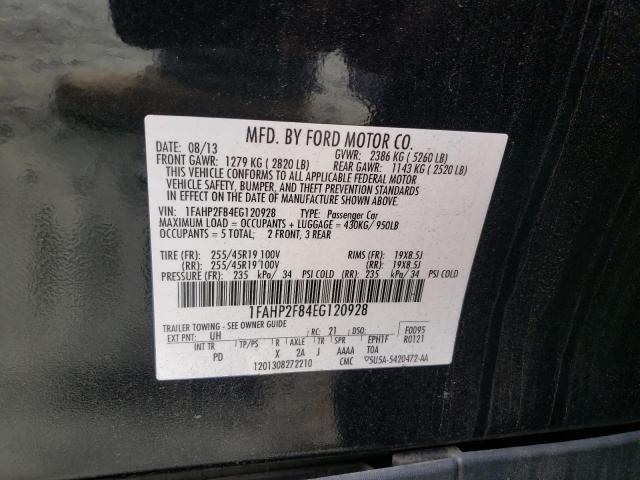 Photo 10 from auction – 2014 FORD TAURUS LIM with VIN 1FAHP2F84EG120928