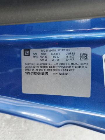 Photo 10 from auction – 2016 CHEVROLET CAMARO LT with VIN 1G1FD1RS5G0128875