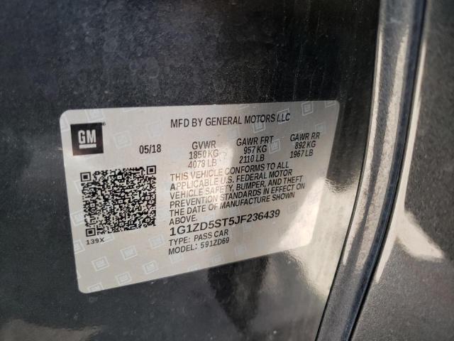 Photo 10 from auction – 2018 CHEVROLET MALIBU LT with VIN 1G1ZD5ST5JF236439