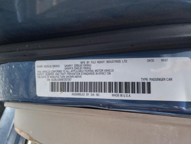Photo 10 from auction – 2008 SUBARU LEGACY 2.5 with VIN 4S3BL626687207287