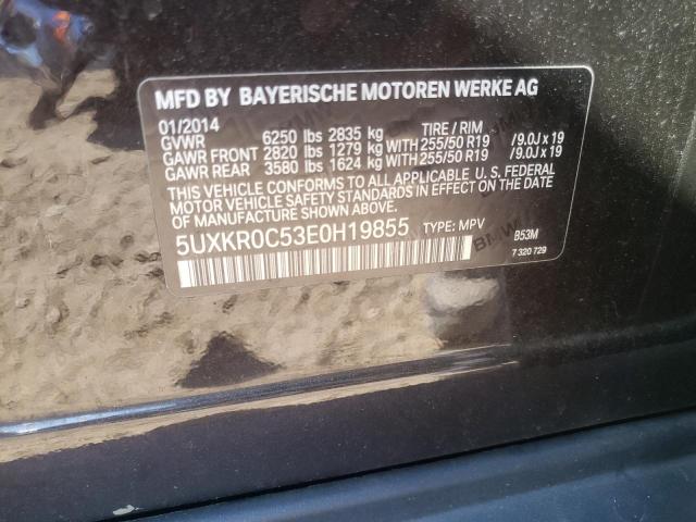 Photo 10 from auction – 2014 BMW X5 XDRIVE3 with VIN 5UXKR0C53E0H19855