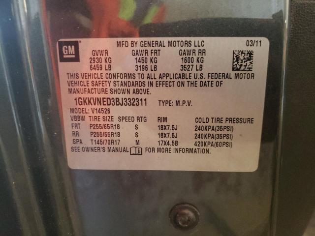 Photo 10 from auction – 2011 GMC ACADIA SLE with VIN 1GKKVNED3BJ332311