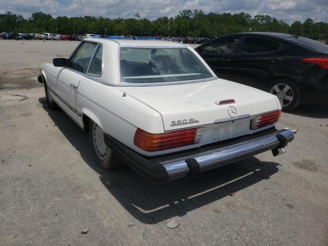 Photo 3 from auction – 1983 MERCEDES-BENZ 560SL with VIN WDBBA45A8DB020603