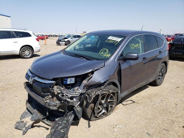Photo 2 from auction – 2016 HONDA CR-V SE with VIN 2HKRM4H41GH626177