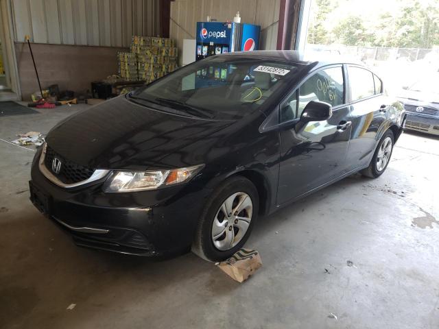 Photo 2 from auction – 2013 HONDA CIVIC LX with VIN 19XFB2F5XDE278680