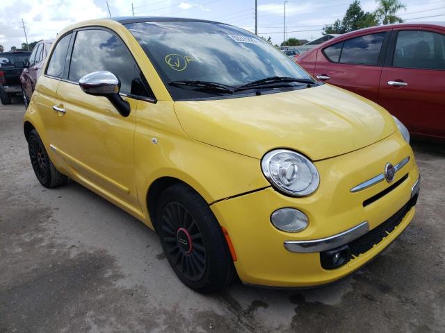 FIAT 500 LOUNGE 2014 with VIN 3C3CFFCR5ET208740 - Photo from auction
