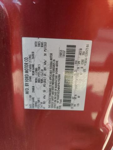 Photo 10 from auction – 2010 FORD RANGER SUP with VIN 1FTKR1ED4APA19286