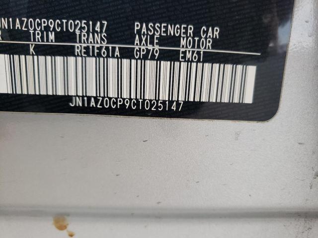 Photo 10 from auction – 2012 NISSAN LEAF SV with VIN JN1AZ0CP9CT025147