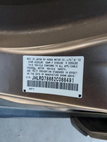 Photo 10 from auction – 2002 HONDA CR-V EX with VIN JHLRD78862C088491