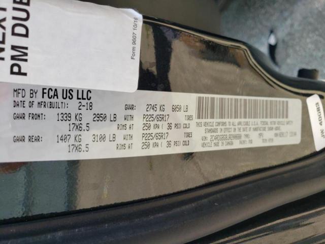 Photo 10 from auction – 2018 DODGE GRAND CARA with VIN 2C4RDGBG8JR200680