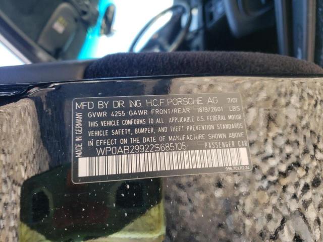 Photo 10 from auction – 2002 PORSCHE 911 with VIN WP0AB29922S685105