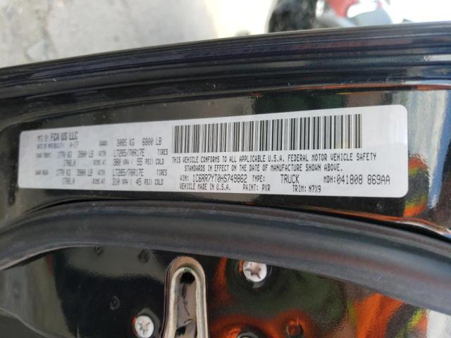Photo 10 from auction – 2017 RAM 1500 REBEL with VIN 1C6RR7YT0HS749862