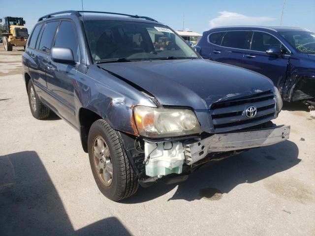 TOYOTA HIGHLANDER 2005 with VIN JTEDP21A950044811 - Photo from auction