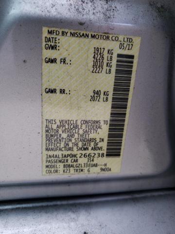 Photo 10 from auction – 2017 NISSAN ALTIMA 2.5 with VIN 1N4AL3AP0HC266238
