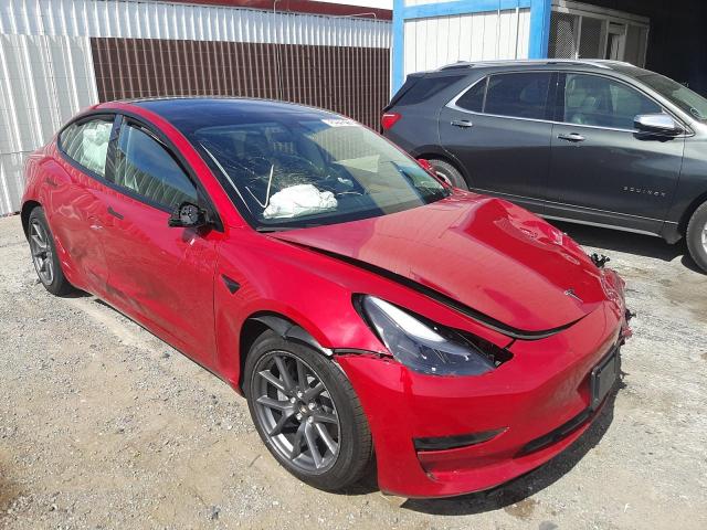 TESLA MODEL 3 2022 with VIN 5YJ3E1EAXNF191912 - Photo from auction