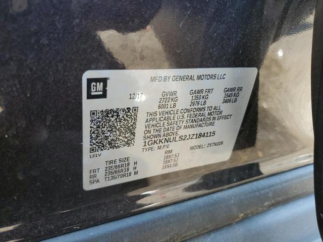 Photo 10 from auction – 2018 GMC ACADIA SLT with VIN 1GKKNULS2JZ184115