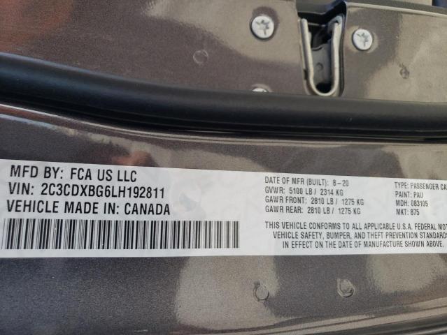 Photo 10 from auction – 2020 DODGE CHARGER SX with VIN 2C3CDXBG6LH192811