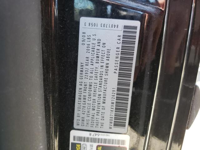 Photo 10 from auction – 2009 VOLKSWAGEN RABBIT with VIN WVWBB71KX9W126291