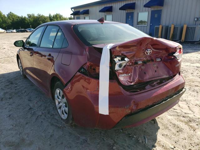 Photo 3 from auction – 2022 TOYOTA COROLLA LE with VIN JTDEPMAE4NJ198392