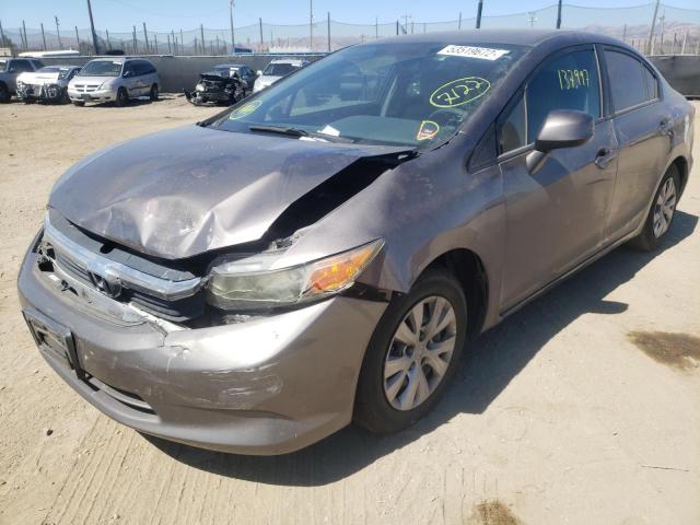 Photo 2 from auction – 2012 HONDA CIVIC LX with VIN 19XFB2F56CE355480