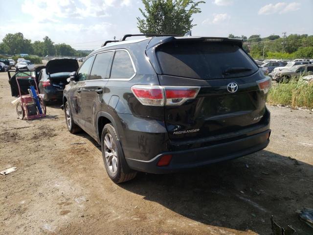 Photo 3 from auction – 2015 TOYOTA HIGHLANDER with VIN 5TDJKRFH5FS151521