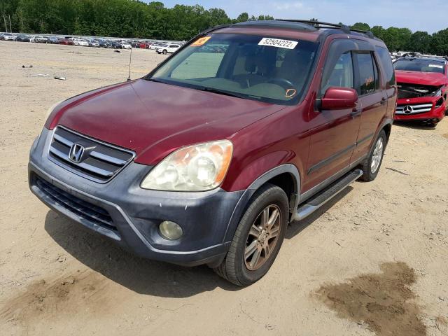 Photo 2 from auction – 2005 HONDA CR-V EX with VIN JHLRD78875C057528