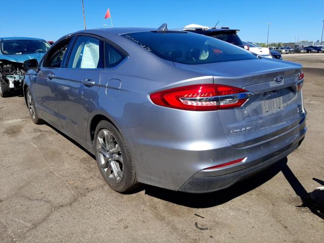 Photo 3 from auction – 2020 FORD FUSION SEL with VIN 3FA6P0CD3LR165362