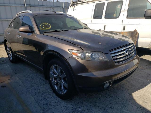 INFINITI FX45 2005 with VIN JNRBS08W35X400676 - Photo from auction