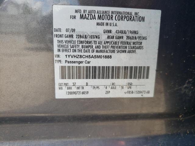 Photo 10 from auction – 2010 MAZDA 6 I with VIN 1YVHZ8CH5A5M01888
