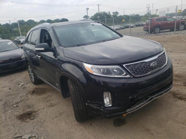 KIA SORENTO SX 2014 with VIN 5XYKWDA75EG498725 - Photo from auction