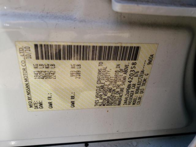 Photo 10 from auction – 2011 NISSAN ALTIMA BAS with VIN 1N4AL2AP6BN420358