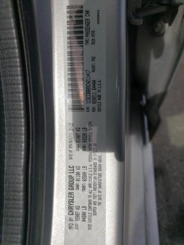 Photo 10 from auction – 2012 CHRYSLER 200 TOURIN with VIN 1C3CCBBB9CN211417