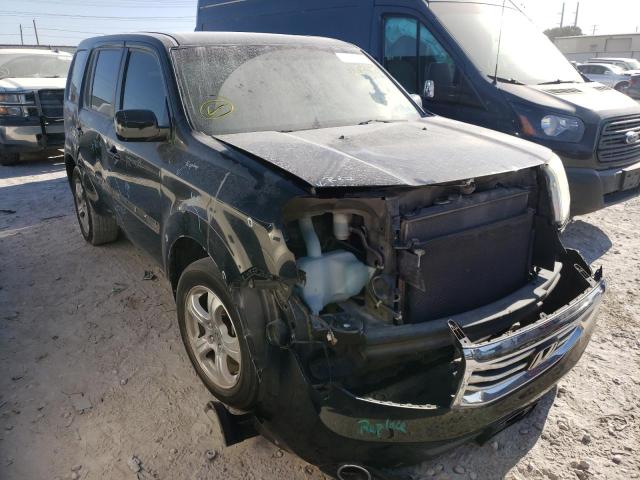 HONDA PILOT EX 2014 with VIN 5FNYF3H4XEB007928 - Photo from auction