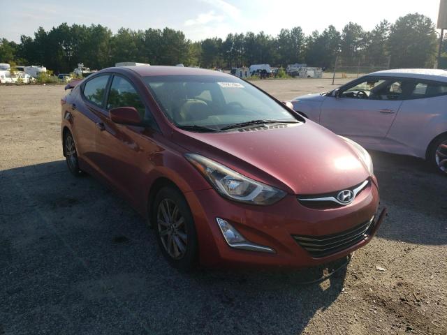 HYUNDAI ELANTRA SE 2016 with VIN 5NPDH4AE1GH718097 - Photo from auction