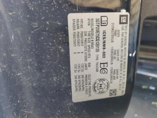 Photo 10 from auction – 2012 GMC SIERRA K15 with VIN 3GTP2VE73CG129135