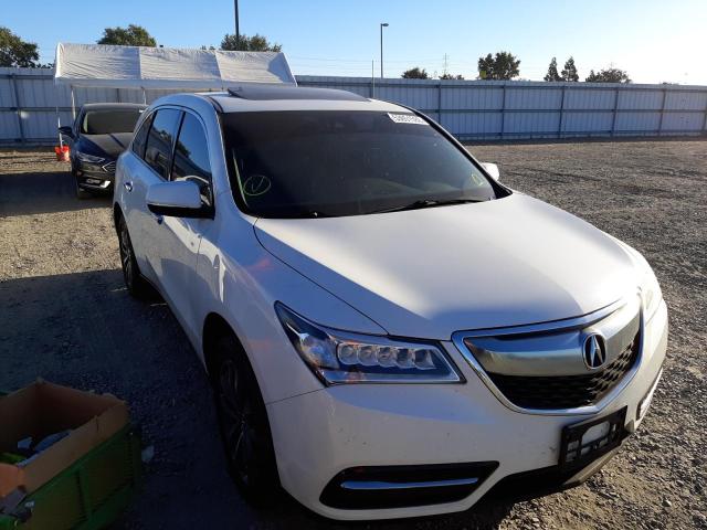 ACURA MDX TECHNO 2016 with VIN 5FRYD3H44GB017071 - Photo from auction